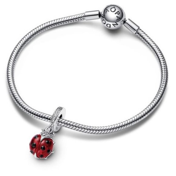 New Pandora Red LadyBird Charm - Picture 3 of 3